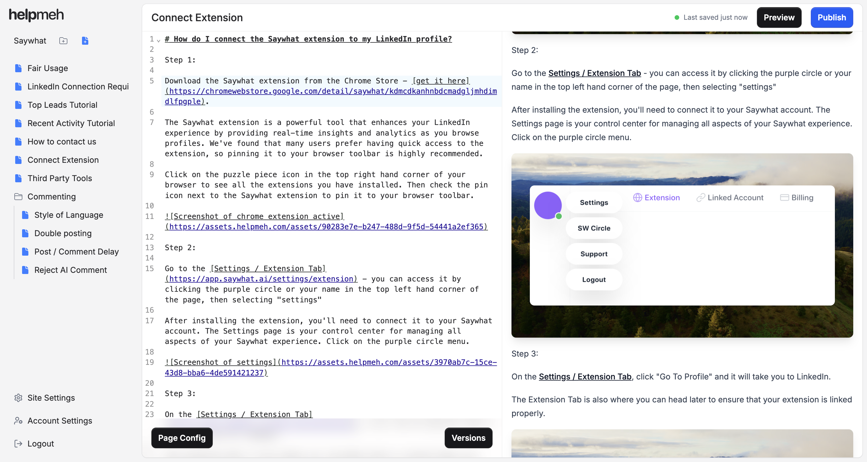 App screenshot